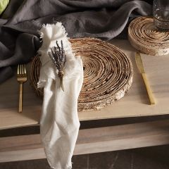 Birchwood Strip Round Charger