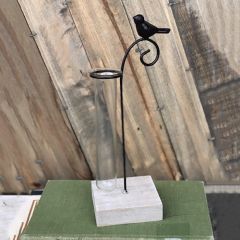 Bird Accent Test Tube Stem Vase
