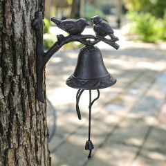 Birds on a Branch Cast Iron Bell
