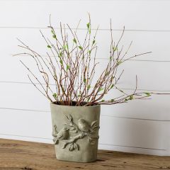 Birds On Branches Decorative Planter