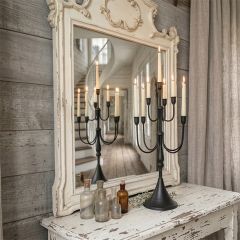 Black Iron Candelabra