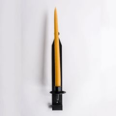 Black Iron Taper Candle Sconce