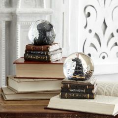 Black Magic Halloween Snow Globe Set of 2