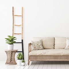 Black Paint Dipped Display Ladder