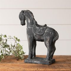 Black Stallion Horse Tabletop Figure