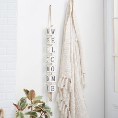 Block Welcome Banner With Jute