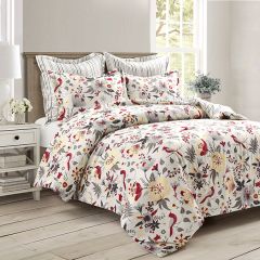 Blossoming Flowers 5 Piece Comforter Set