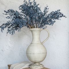 Blue Faux Oat Grass Spray Set of 6