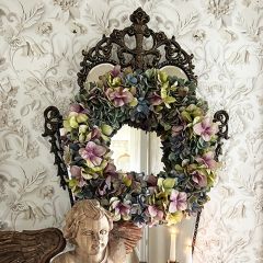 Springtime Hydrangea Petals Wreath