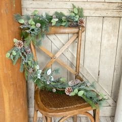 Blueberries Pine and Cedar Garland