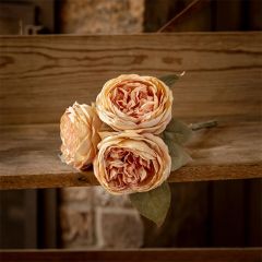 Blush English Rose Bouquet Set of 2