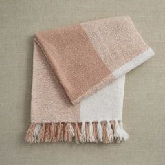 Blushing Hues Fringed Throw Blanket