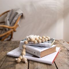 Boho Chic Tasseled Bead Garland Set of 3