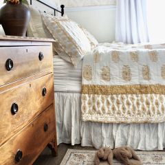 Boho Paisley Print Quilt