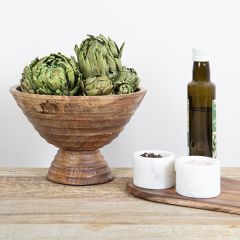 Boho Pedestal Base Serving Bowl