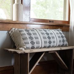 Boho Stripes Oversized Lumbar Pillow