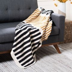 Bold Stripes Throw Blanket