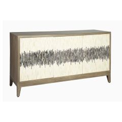 Bone And Shell Inlaid Console Cabinet