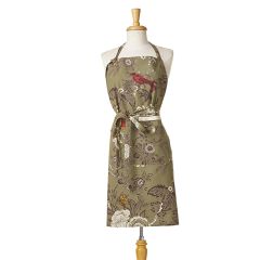 Botanical Charms Toile Cotton Apron