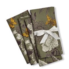 Botanical Charms Toile Napkins Set of 4