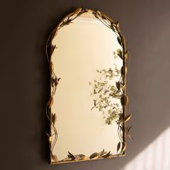 Botanical Grace Arched Mirror