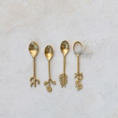 Botanical Handled Spoon Set of 4