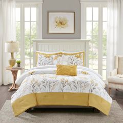 Botanical Meadow 5 Piece Comforter Set