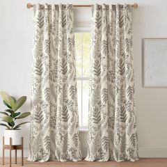 Botanical Pattern Curtain Panel Set of 2