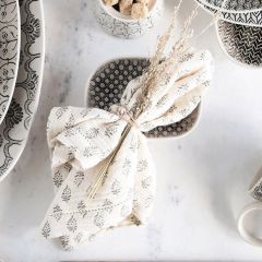 Botanical Print Cloth Napkins Set of 4