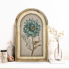 Botanical Stem Framed Linen Wall Art