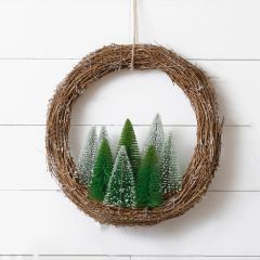 Bottlebrush Tree Wreath