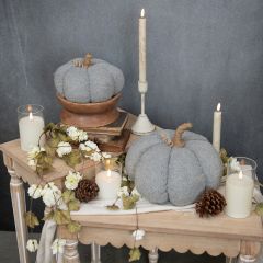 Boucle Fabric Decorative Pumpkin