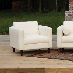 Boucle Upholstered Club Chair