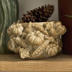 Bountiful Harvest Ceramic Planter Pot