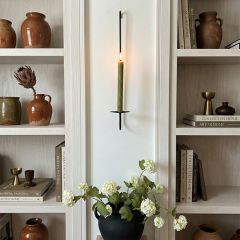 Box of 12 Unscented Powder Taper Candles