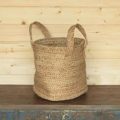 Braided Hemp Basket Tote