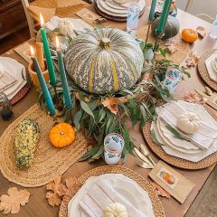 Braided Jute Oval Table Runner