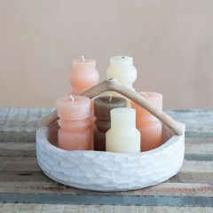 Branch Handle Mango Wood Display Bowl