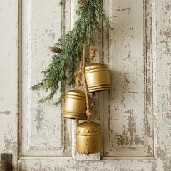 Brass Bells Festive Door Hanger