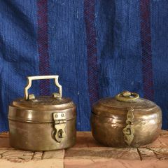 Brass Chapatti Trinket Box