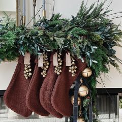 Brass Finish Jingle Bells On String