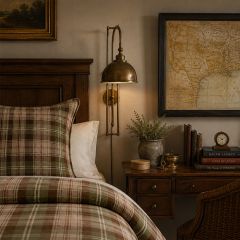 Brass Finish Wall Lamp