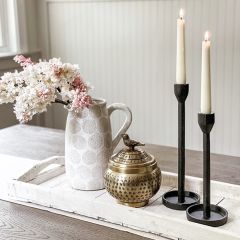 Brass Finished Decorative Lidded Container