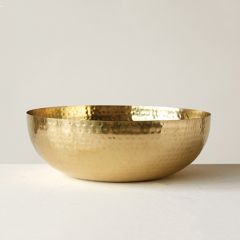 Brass Finished Metal Bowl