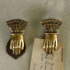 Brass Hand Memo Clip
