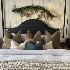 Brass Hanging Rustic Bells Wall Decor