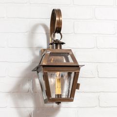 Brass Lantern Outdoor Wall Light