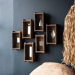 Brick Mold Mirror Collection Set of 6