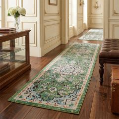 Bright and Beautiful Green/Turquoise Area Rug