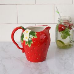 Bright Strawberry Pitcher